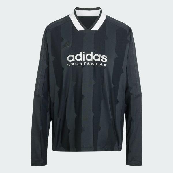 Tiro Cut 3-Stripes Jacquard Long Sleeve Shirt Product Image