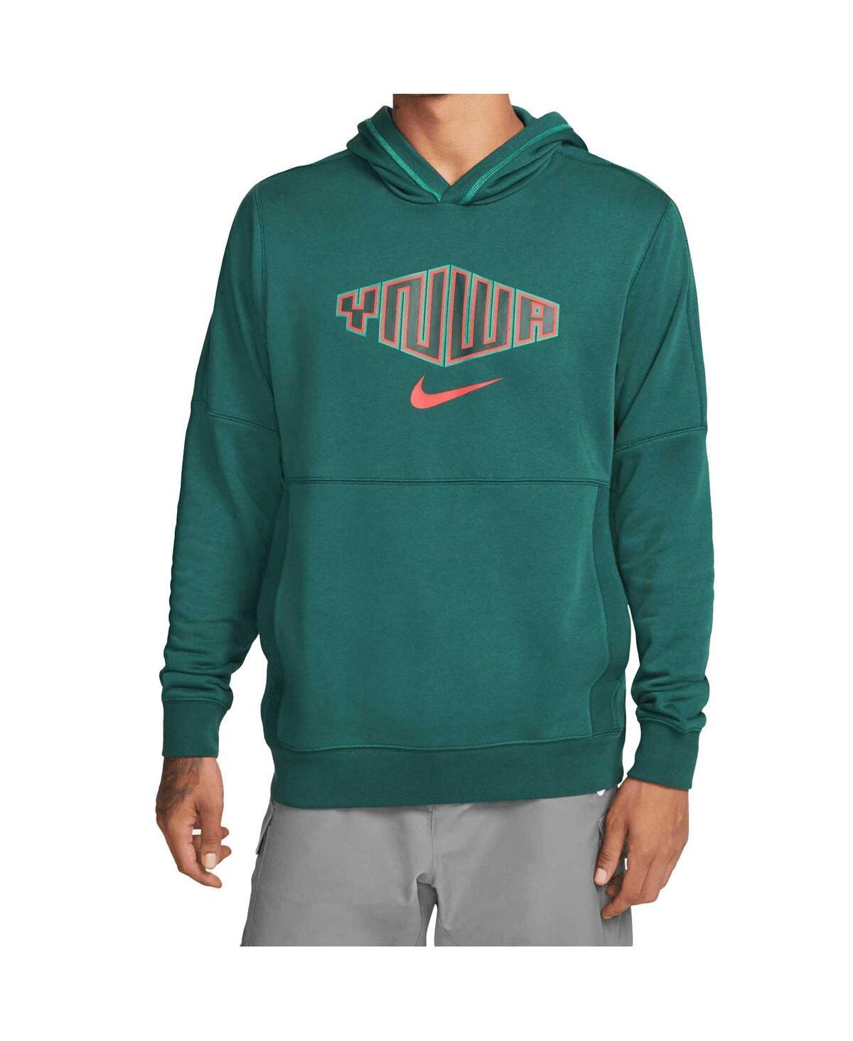 Mens Nike Teal Liverpool Travel Fleece Pullover Hoodie Blue Product Image