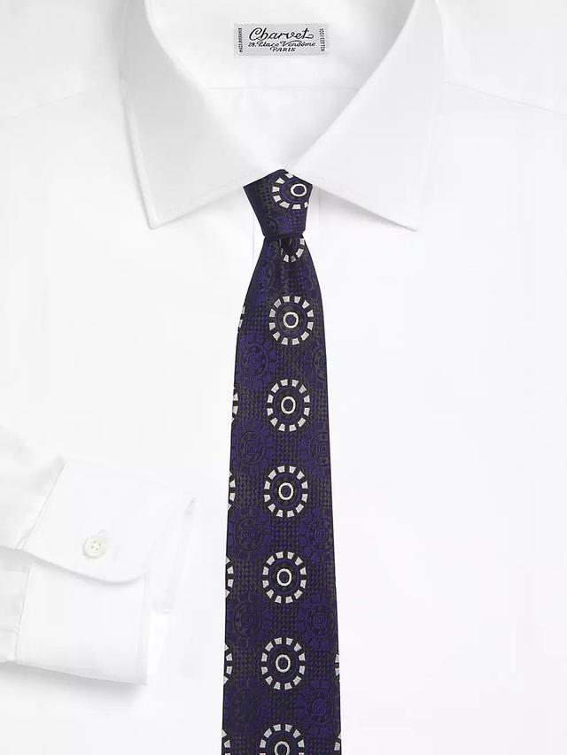 Medallion Woven Silk Tie Product Image