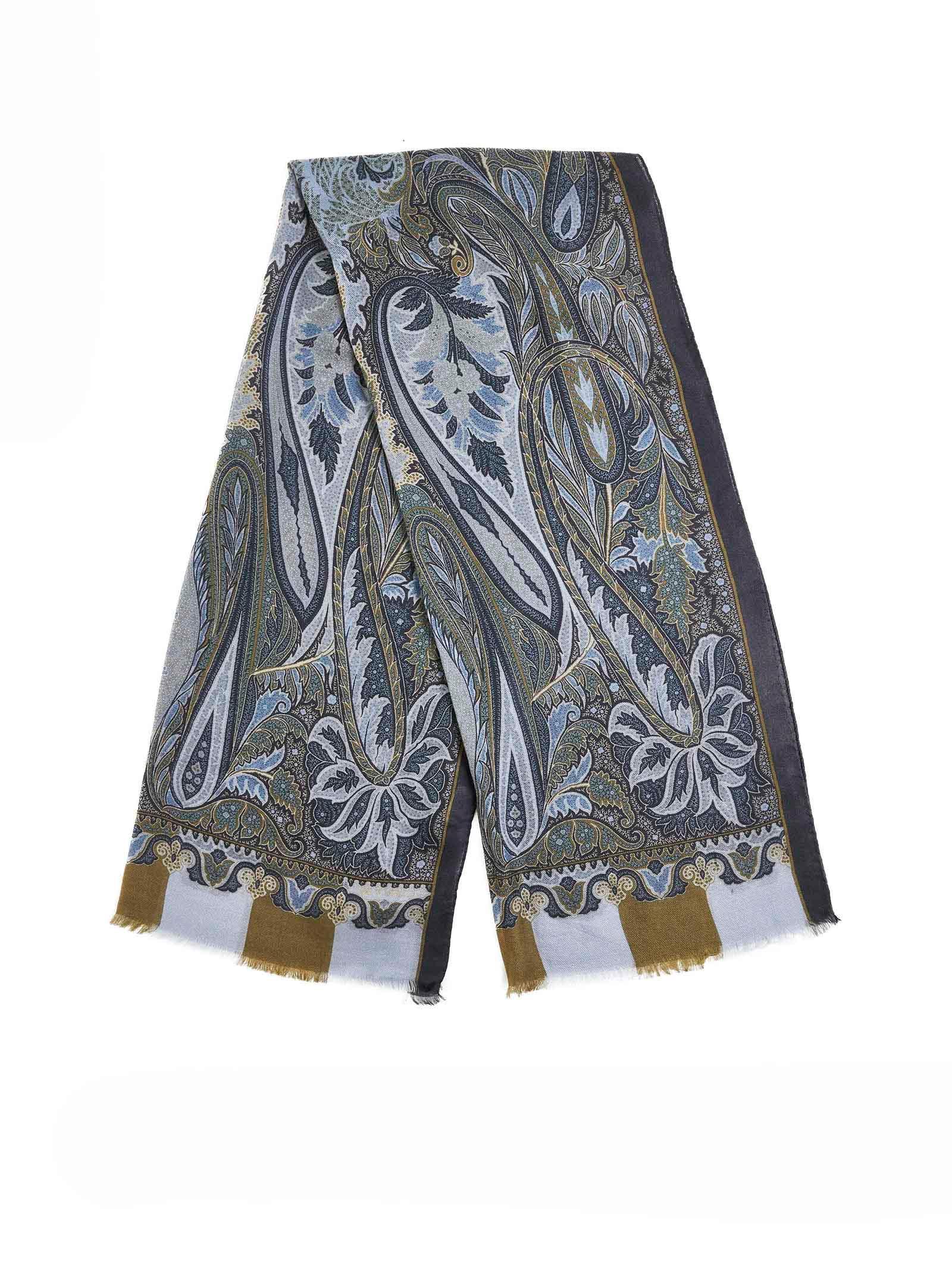 ETRO Scarf In Stampa F.do Azzurro Product Image