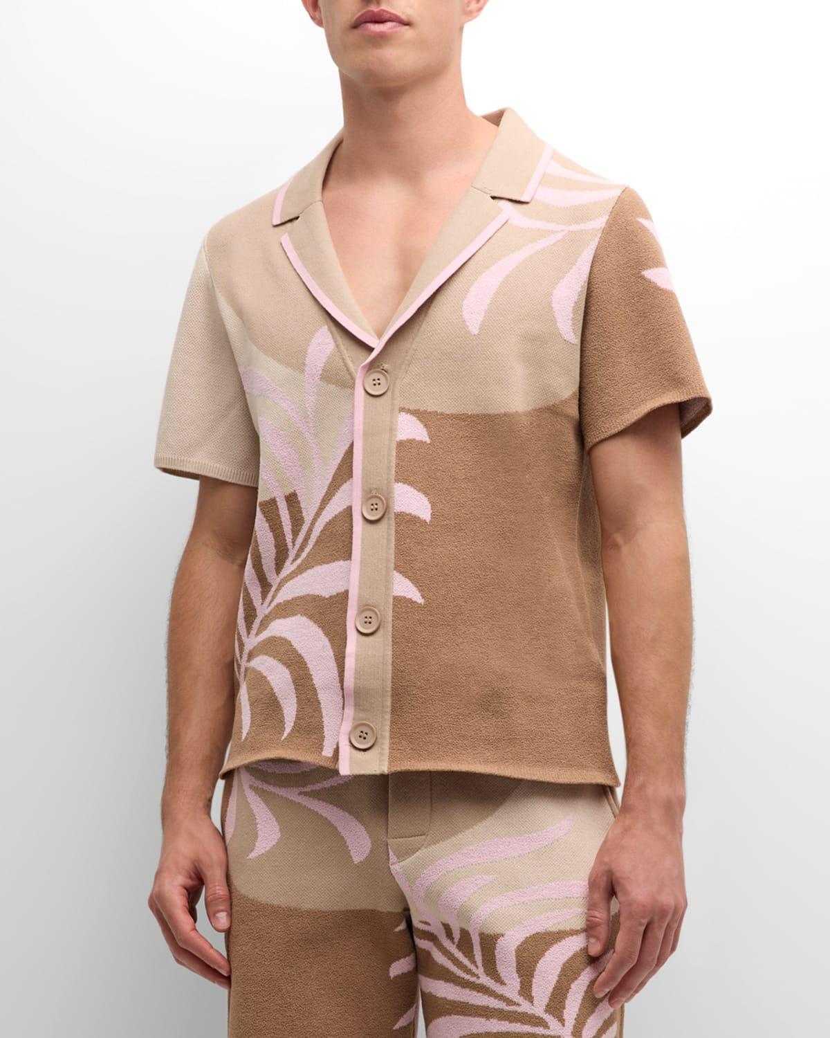 Mens Lei Terry Jacquard Shirt Product Image