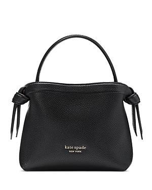 Womens Knott Mini Pebbled Leather Top Handle Bag Product Image