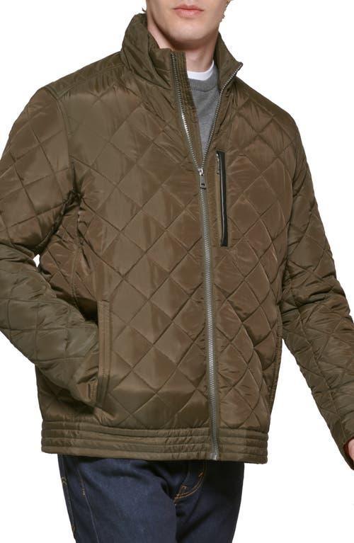 Cole Haan Quilted Jacket With Faux Sherpa Lining Men's Jacket Product Image