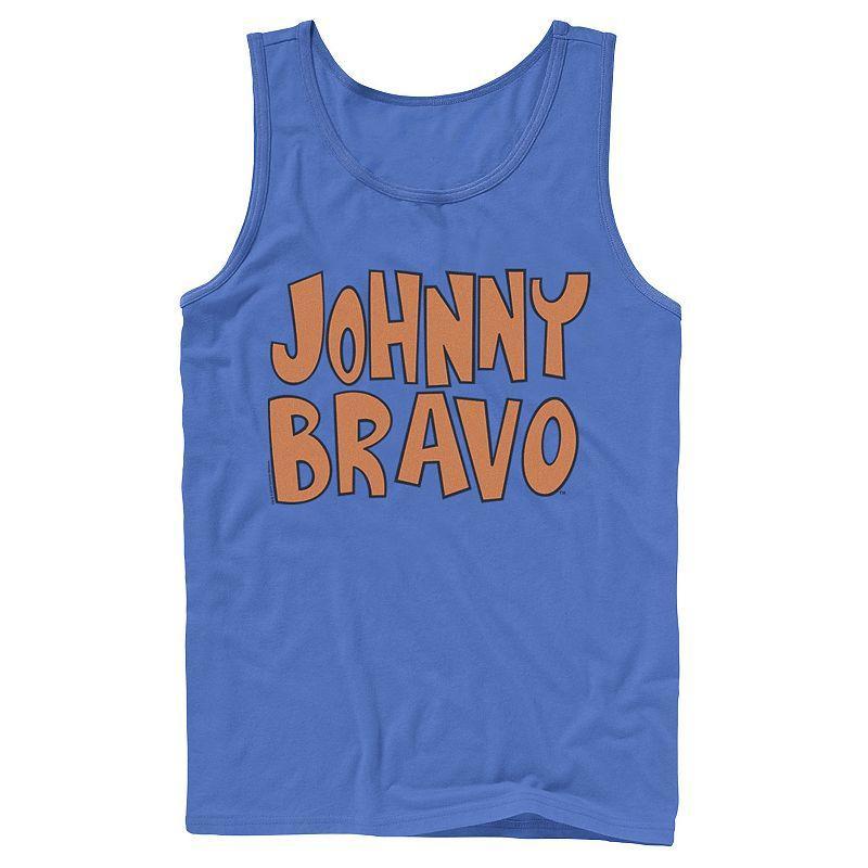 Mens Cartoon Network Johnny Bravo Logo Tank Top Product Image