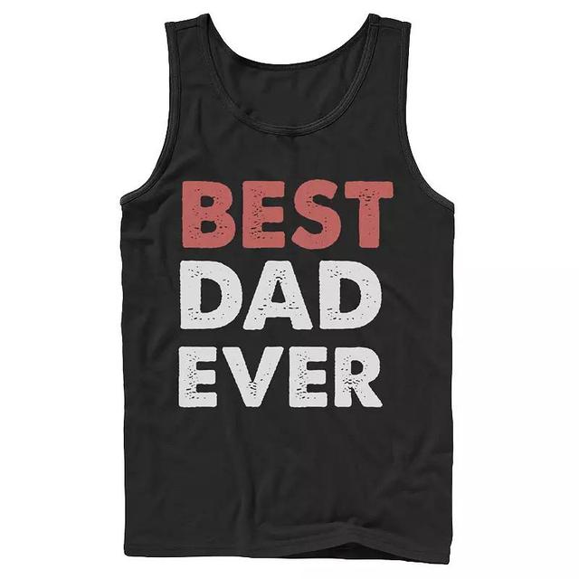 Mens Fathers Day Best Dad Ever Status Tank Top Product Image