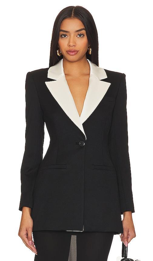 Alice + Olivia Silvie Strong Shldr Blazer Size 12, 14. Product Image