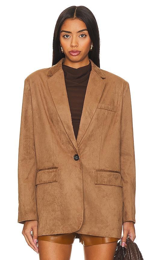 Steve Madden Imaan Faux Suede Blazer Product Image