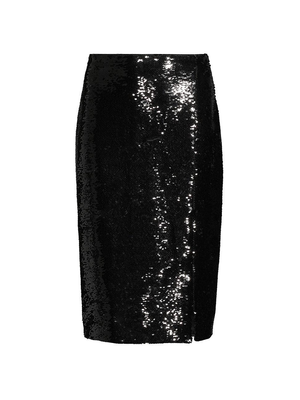 Womens Santanna Sequined Midi-Skirt product image