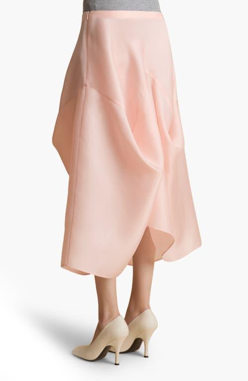 KHAITE Sawyer Silk Skirt In Pink Product Image