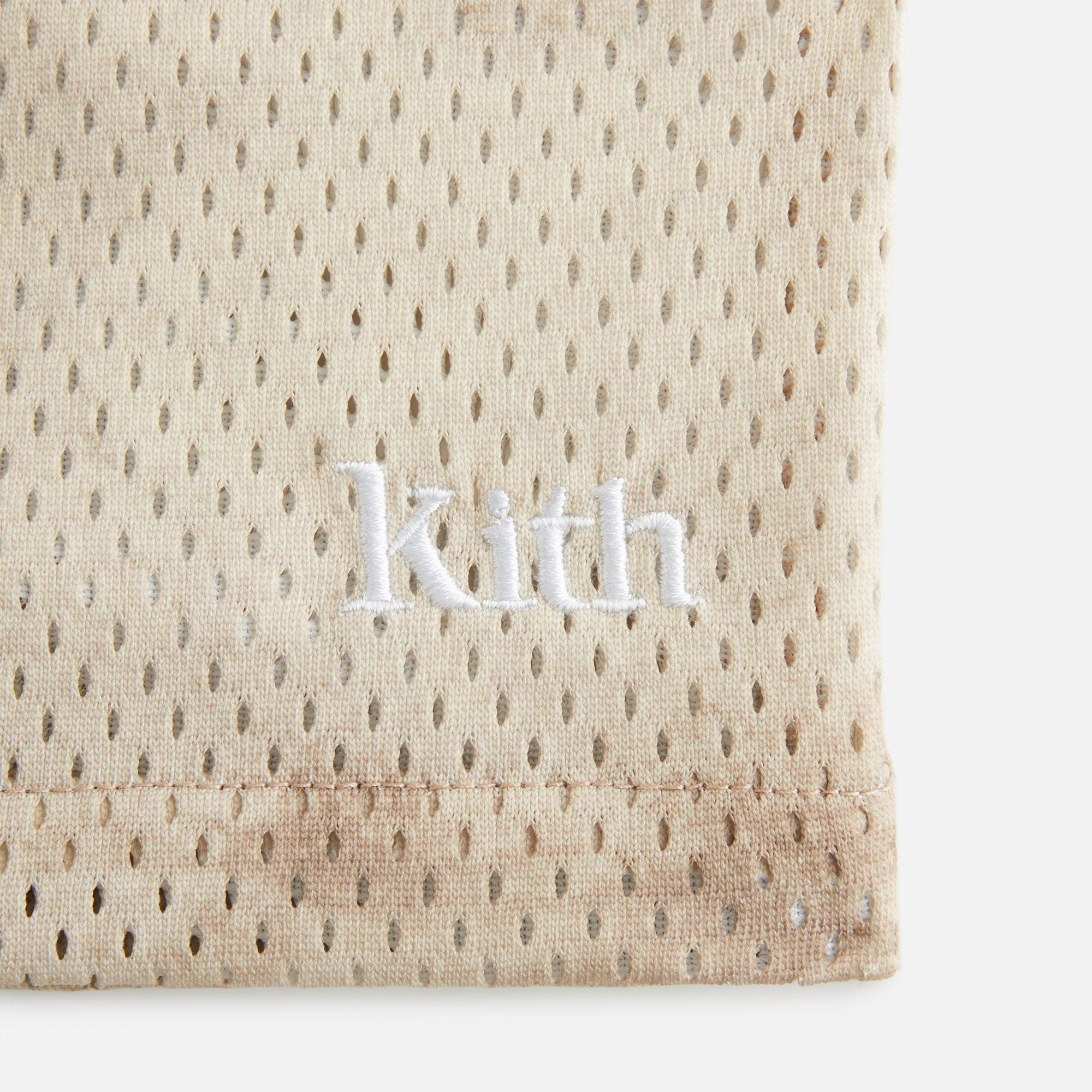 Kith Women Nilah Sun Faded Mesh Shorty - Oat Female Product Image