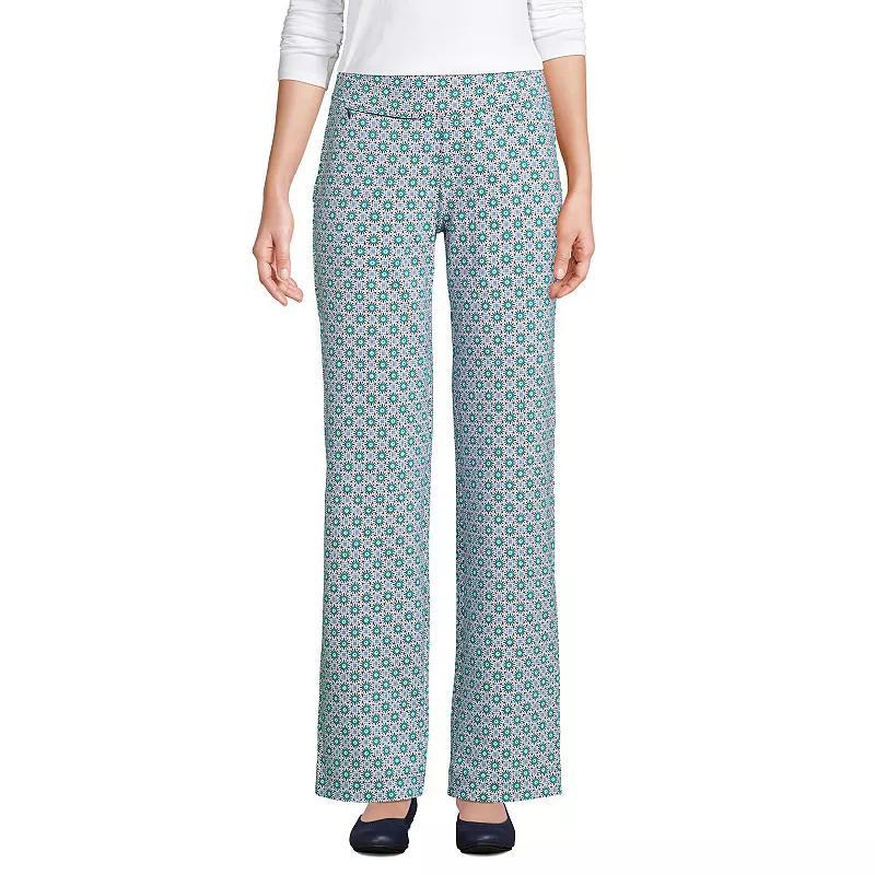 Wool Wide-leg Trousers In Multi Product Image