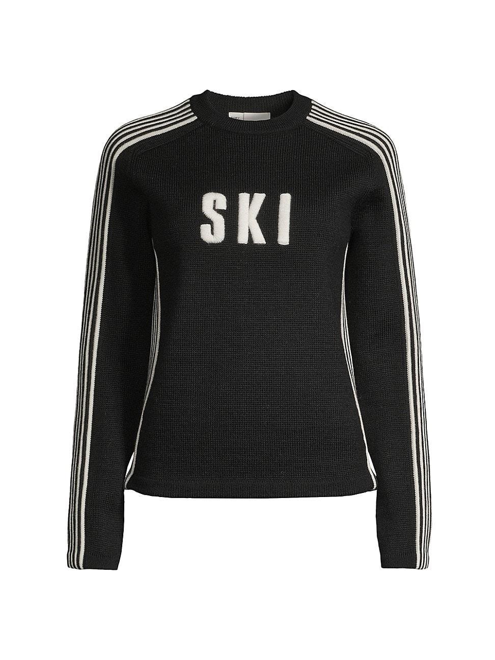 Womens Retro Ski Graphic Sweater Product Image