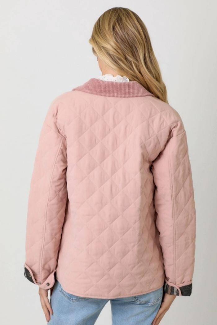 Contrast Quilted Jacket Product Image