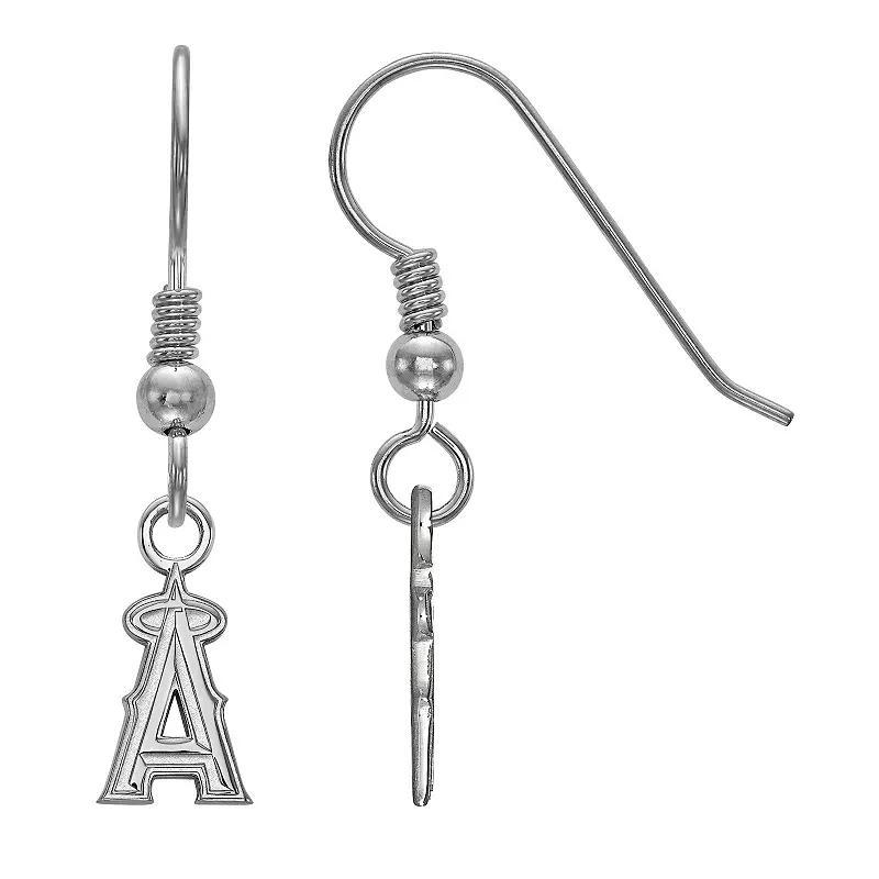 Sterling Silver LogoArt Los Angeles Angels of Anaheim Mini Dangle Earrings, Womens Gold Tone Product Image