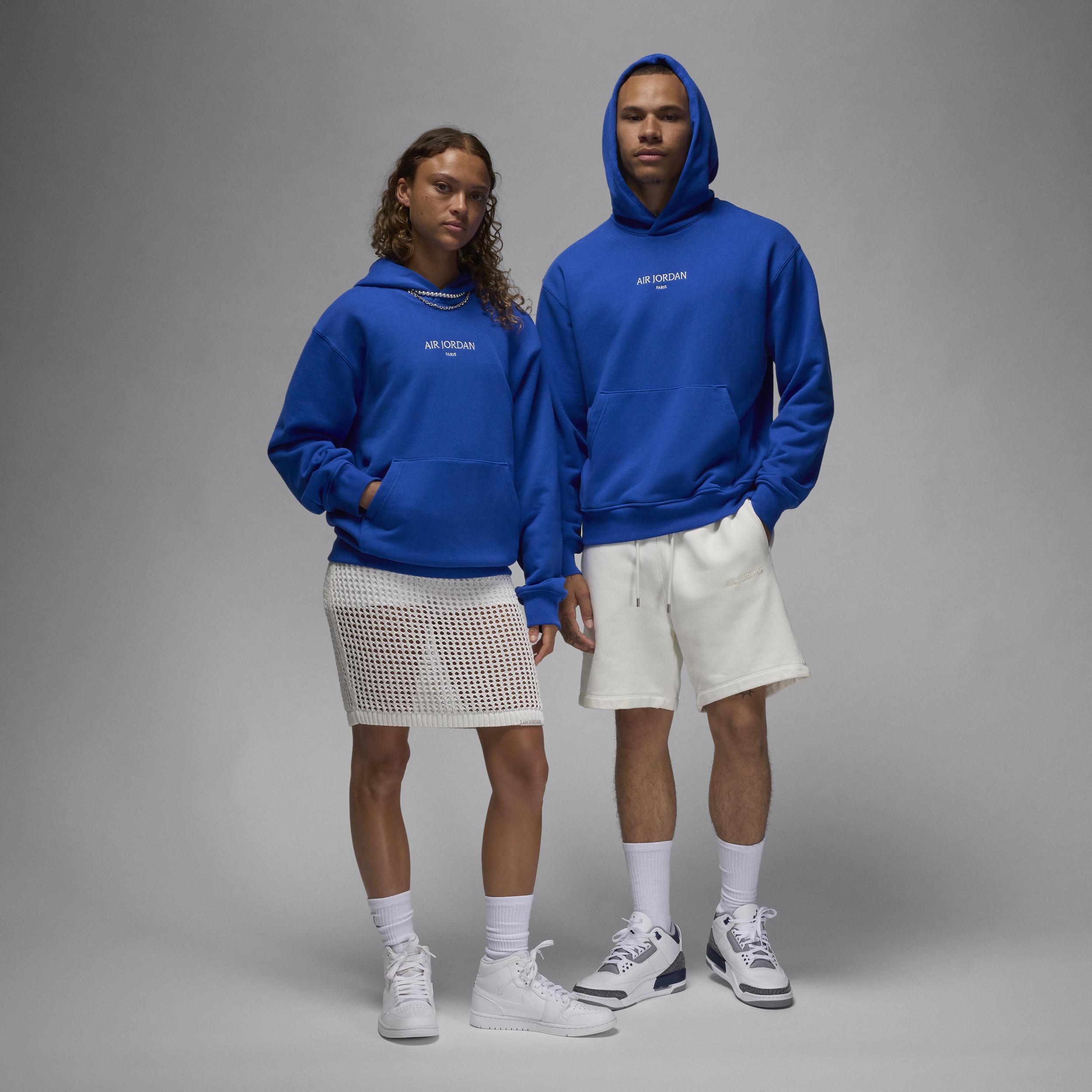 Air Jordan Wordmark Men's Fleece Pullover Hoodie Product Image