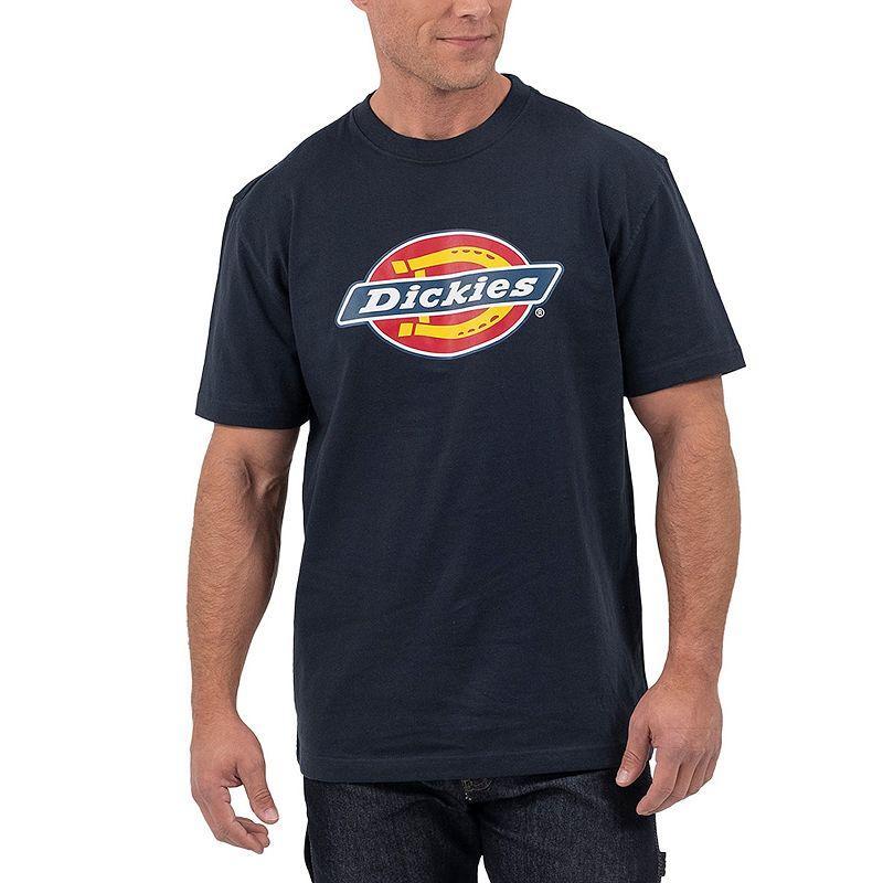 Big & Tall Dickies Tri-Color Logo Graphic Tee, Mens Dark Blue Product Image