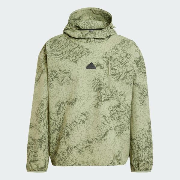 City Escape Woven Hoodie Product Image