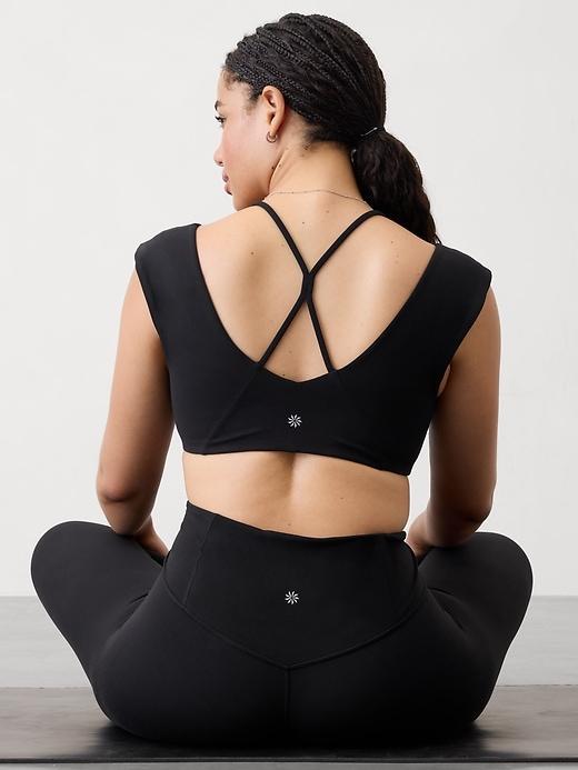 Cinch Built-In Bra Crop Tee Product Image