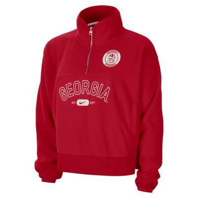 Georgia Fly Women's Nike College 1/4-Zip Jacket Product Image