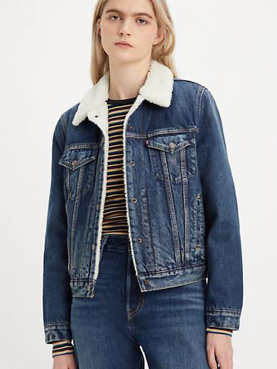 Levi's Sherpa Trucker Jacket - Women's Product Image