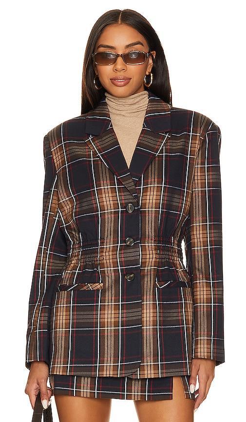 Steve Madden Frida Plaid Blazer Product Image