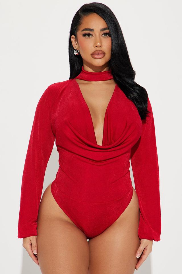 So Irresistible Bodysuit - Red Product Image