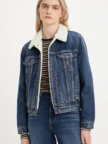 Levi's Sherpa Trucker Jacket - Women's Product Image