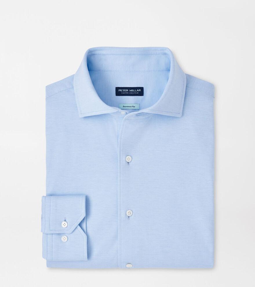 Peter Millar Mens Magnus Excursionist Flex Sport Shirt | Color: Blue Frost | Size: XL Product Image