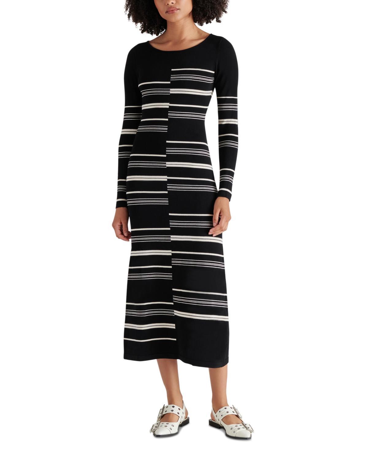 Steve Madden Womens Rayssa Boat-Neck Sweater Dress Product Image