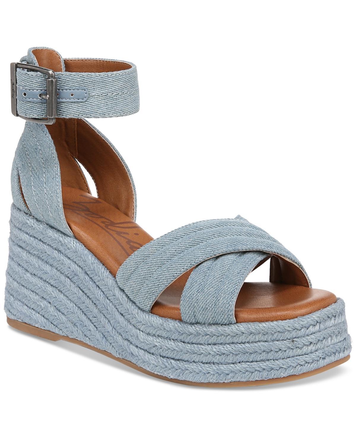 Zodiac Womens Naomi Ankle-Strap Espadrille Wedge Sandals Product Image