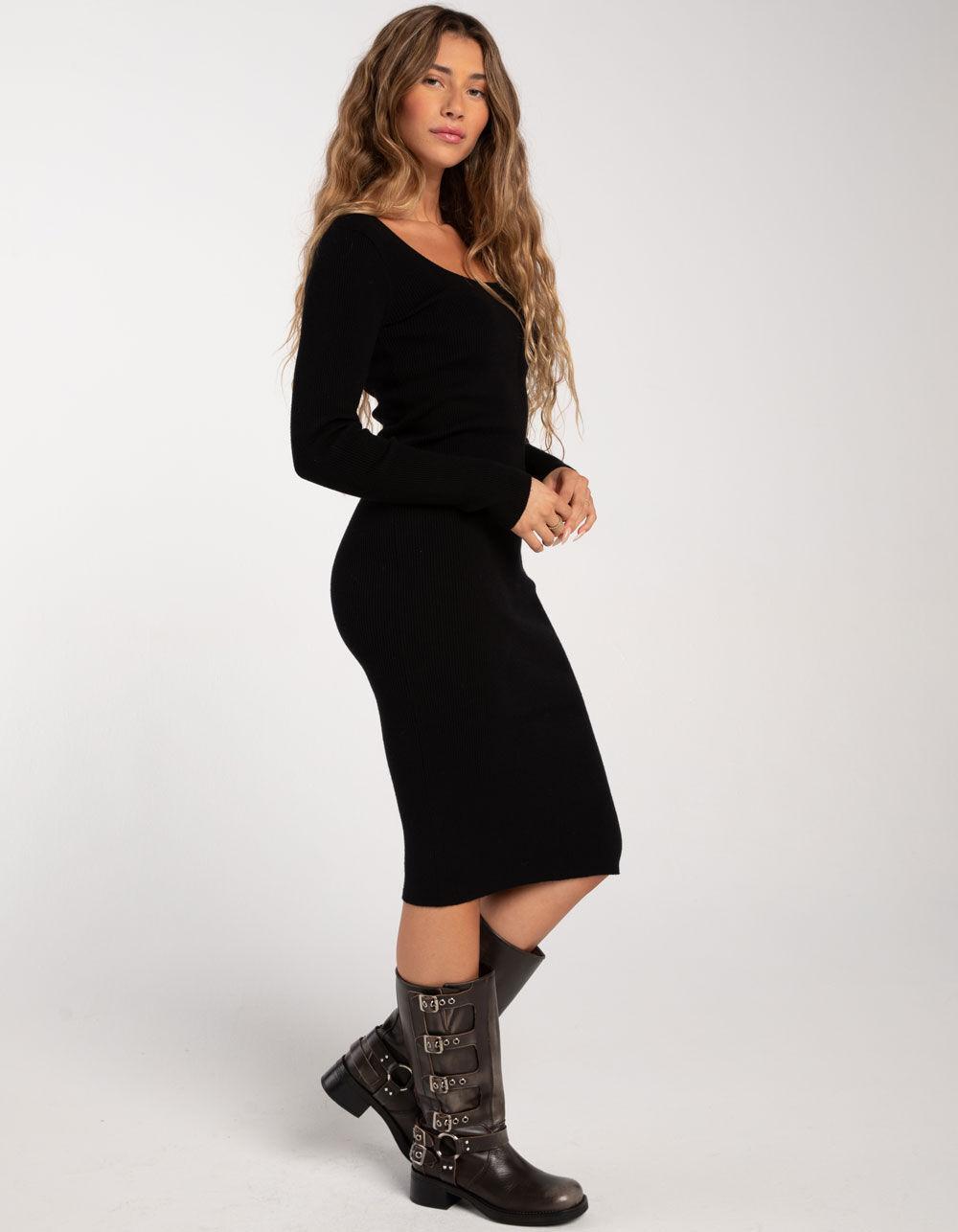 RSQ Womens Bodycon Midi Sweater Dress Product Image