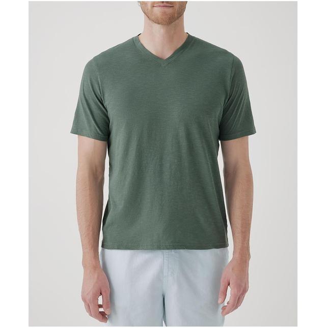 Mens Featherweight Slub V-Neck Tee M Product Image