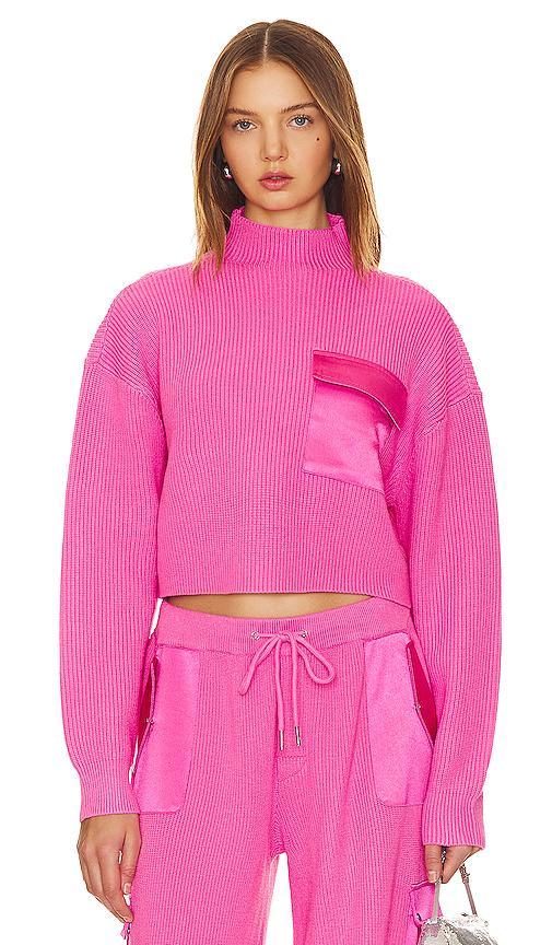 SER.O.YA Donna Sweater in Pink. - size XS (also in M, S) Product Image