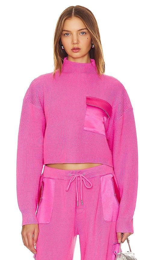 SER.O.YA Donna Sweater in Pink. - size XXS (also in M, S, XS) Product Image