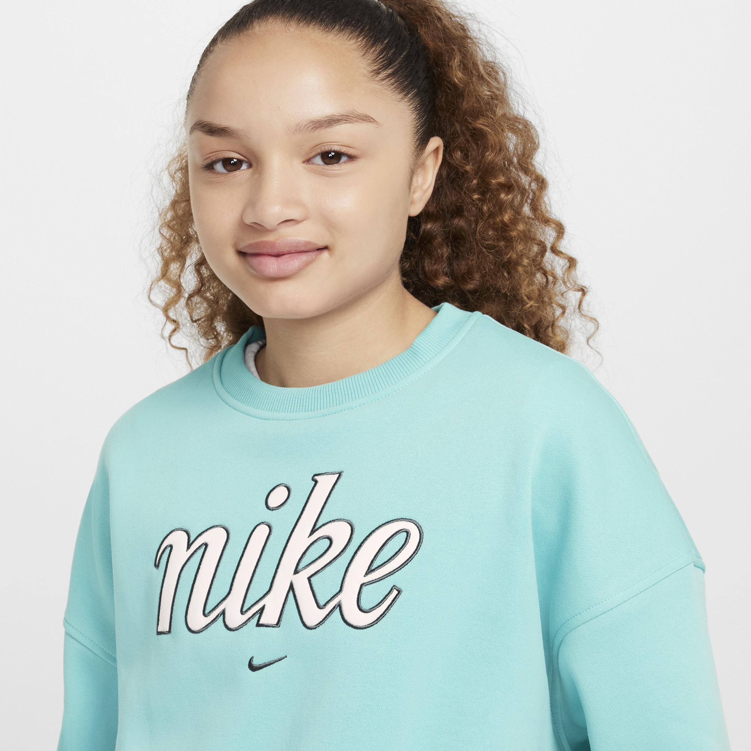 Girls 7-16 Nike Sportswear Club Fleece Crewneck Sweatshirt, Girls Product Image