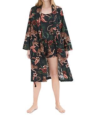 Desmond & Dempsey Floral Cotton Robe Product Image