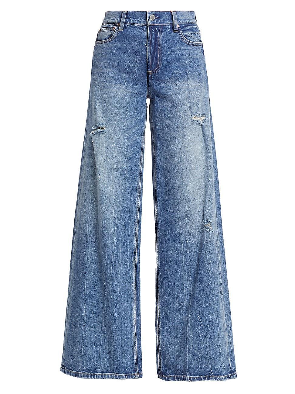 Womens Trish High-Rise Brooklyn Baggy Jeans Product Image