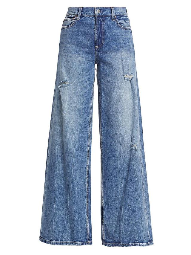 Womens Trish High-Rise Brooklyn Baggy Jeans Product Image