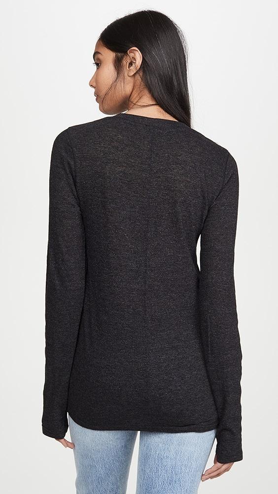 MONROW Long Sleeve Crew Tee | Shopbop Product Image