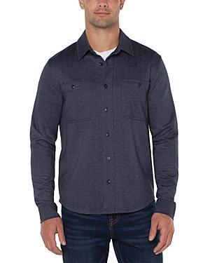 Liverpool Los Angeles Knit Long Sleeve Button-Up Shirt Product Image