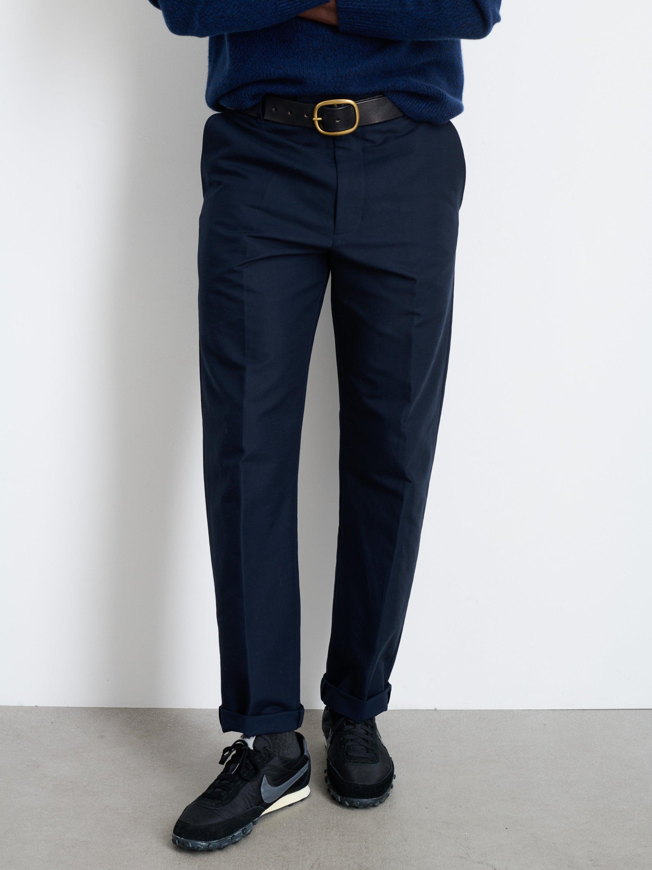 Grant Trouser In Cotton Twill Male Product Image