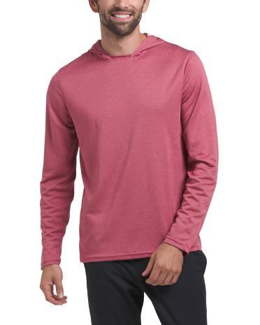 Jacquard Tech Hoodie for Men | Polyester Product Image