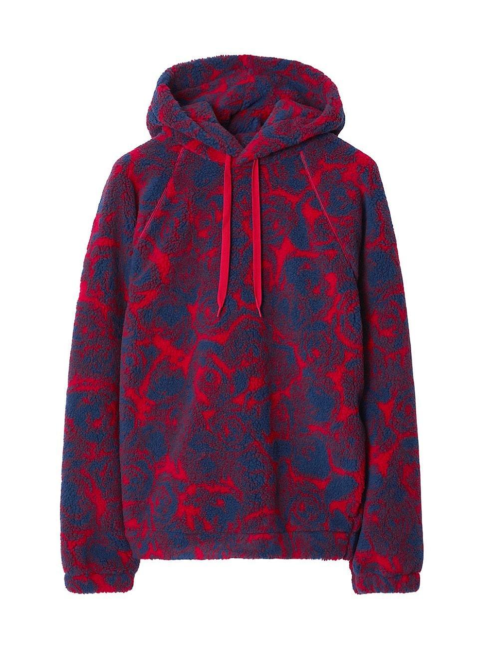 Mens Rose Fleece Hoodie Product Image