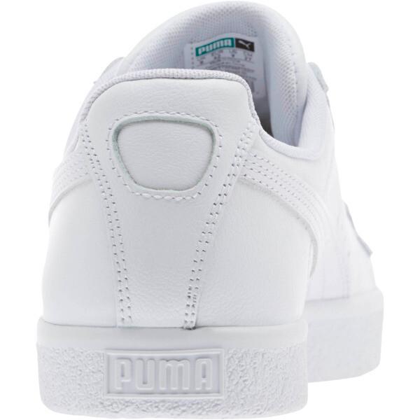 PUMA Clyde Core Foil Men's Sneakers in White/Silver Product Image