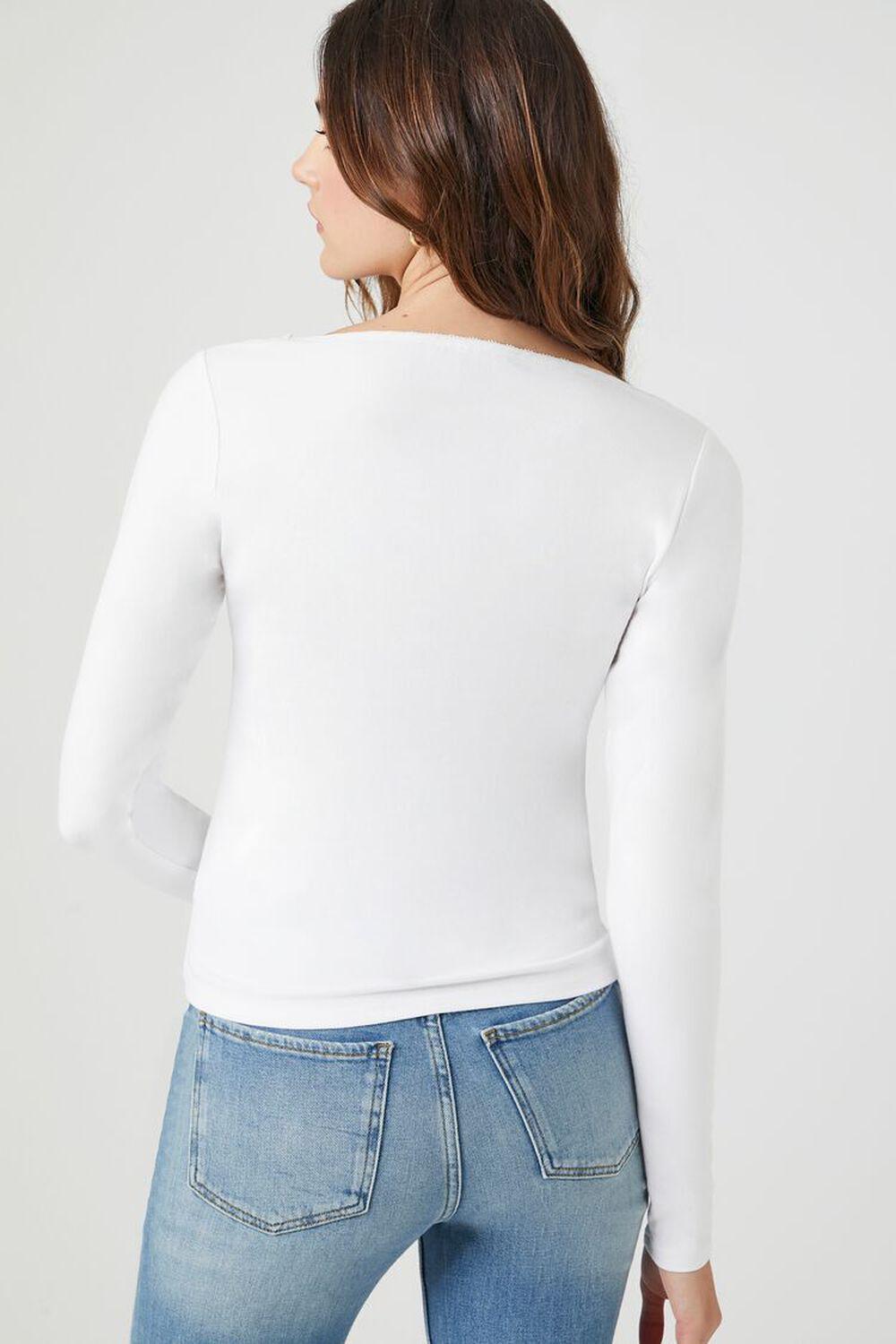 Lace-Trim Long-Sleeve Top | Forever 21 Product Image