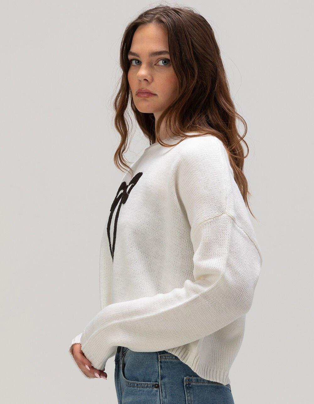 RSQ Womens Bow Icon Pullover Sweatshirt Product Image