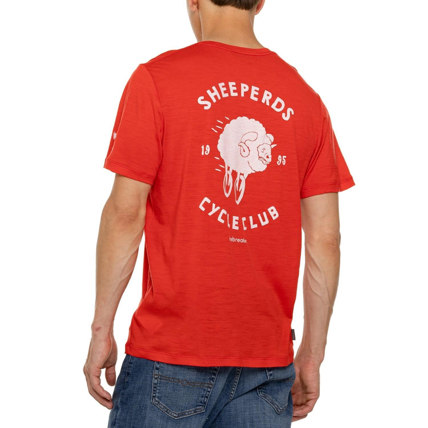 Icebreaker Tech Lite II Sheeperds Cycle T-Shirt - Merino Wool, Short Sleeve Product Image