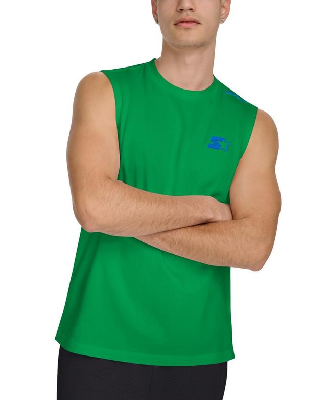 Starter Mens Regular-Fit Logo Graphic Sleeveless T-Shirt Product Image