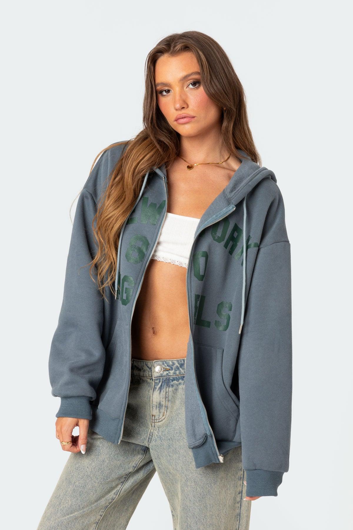 New York Angels Oversized Hoodie Product Image