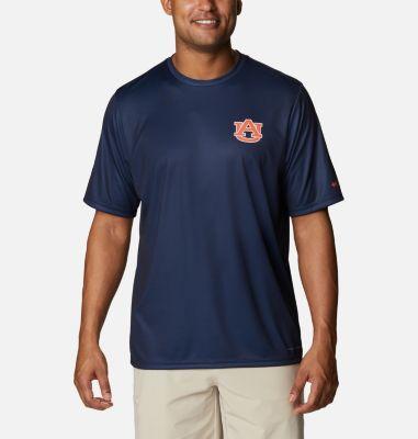 Columbia Men's Collegiate PFG Terminal Tackle Short Sleeve Shirt - Auburn- Product Image